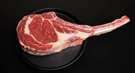 Thăn lưng bò Hữu cơ Úc OBE tươi có xương cắt dài - OBE beef Tomahawk