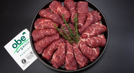 Bẹ sườn bò Hữu cơ Úc OBE tươi  - OBE Organic Beef Chuck Ribs Meat 